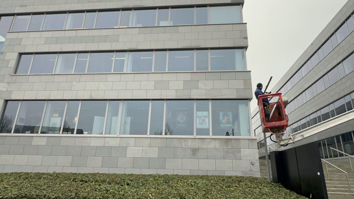Intervention nacelle bâtiment tertiaire — Inotech Namur